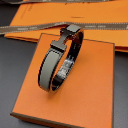 [LunaMar]CLIC HM SO BLACK GREY BRACELET