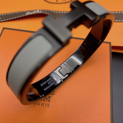 [LunaMar]CLIC HM SO BLACK GREY BRACELET