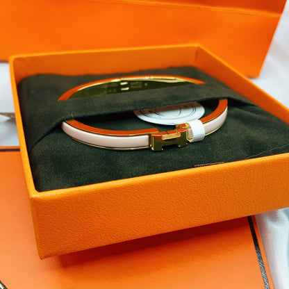 [LunaMar]CLASSIC HM CLIC  PINK 8MM ENAMEL BRACELET