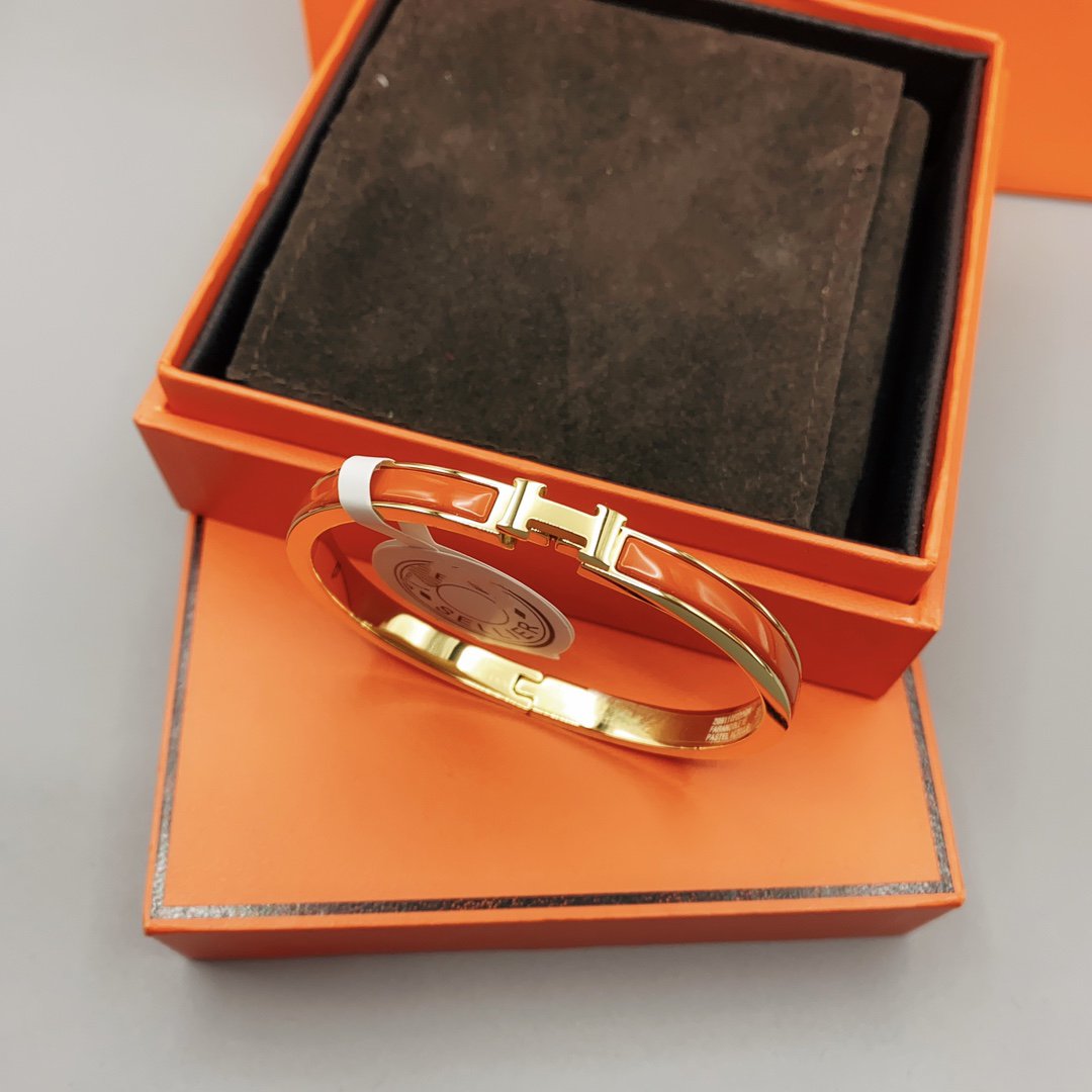 [LunaMar]CLASSIC HM CLIC RED 8MM ENAMEL BRACELET