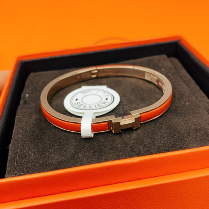 [LunaMar]CLASSIC HM CLIC RED 8MM ENAMEL BRACELET