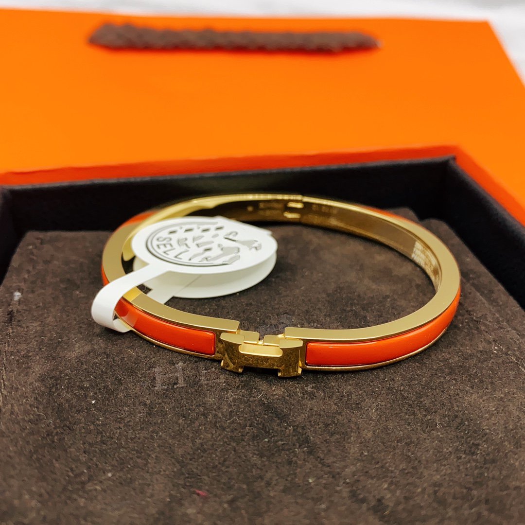 [LunaMar]CLASSIC HM CLIC RED 8MM ENAMEL BRACELET