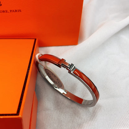 [LunaMar]CLASSIC HM CLIC RED 8MM ENAMEL BRACELET