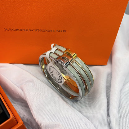 [LunaMar]CLASSIC HM CLIC GREEN 8MM ENAMEL BRACELET