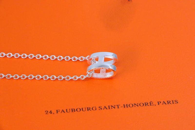[LunaMar]HM NECKLACE H LETTER OVAL SERIES