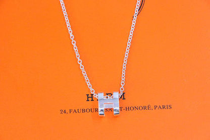[LunaMar]HM NECKLACE H LETTER OVAL SERIES