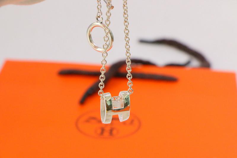 [LunaMar]HM NECKLACE H LETTER OVAL SERIES