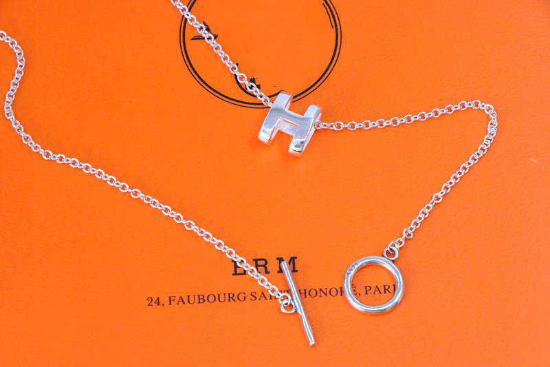 [LunaMar]HM NECKLACE H LETTER OVAL SERIES