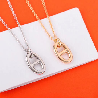 [LunaMar]HM PIG NOSE NECKLACE