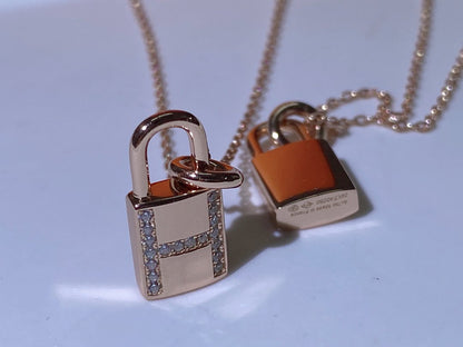 [LunaMar]HM ADVANCED NICHE LOCK HEAD NECKLACE DIAMONDS