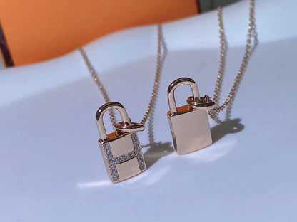 [LunaMar]HM ADVANCED NICHE LOCK HEAD NECKLACE DIAMONDS