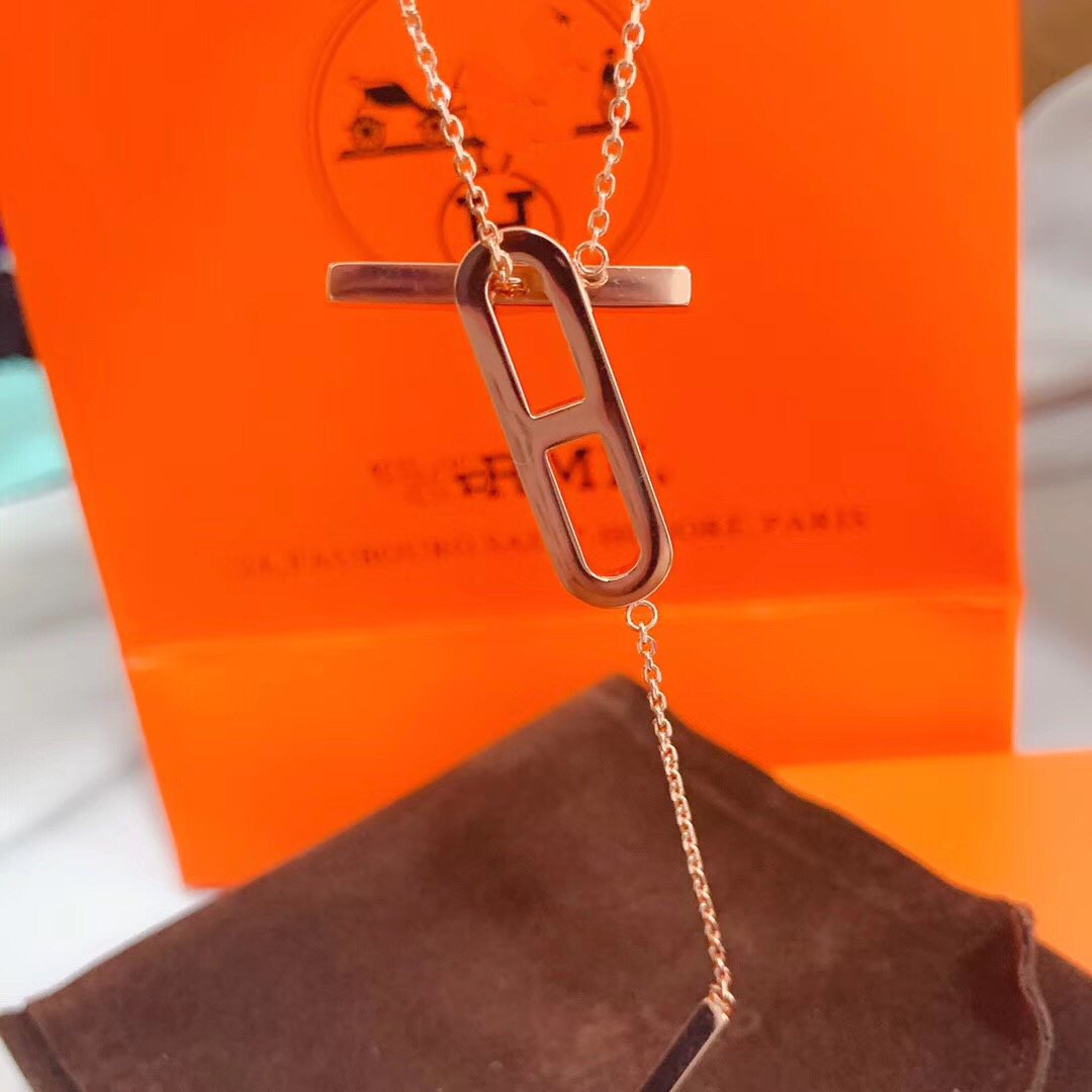 [LunaMar]HM NECKLACE PLATINUM ROSE GOLD DIAMOND