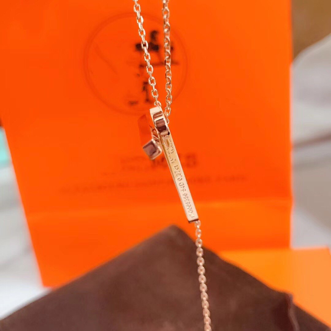 [LunaMar]HM NECKLACE PLATINUM ROSE GOLD DIAMOND