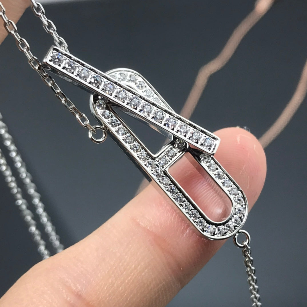 [LunaMar]HM NECKLACE PLATINUM ROSE GOLD DIAMOND