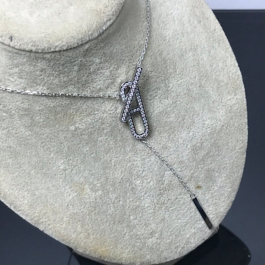 [LunaMar]HM NECKLACE PLATINUM ROSE GOLD DIAMOND