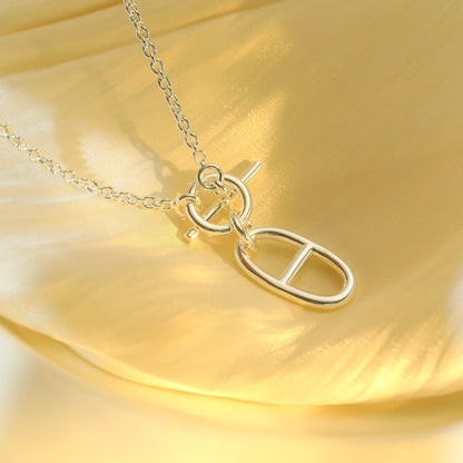 [LunaMar]HM CHAINE D'ANCRE PENDANT NECKLACE STERLING SILVER