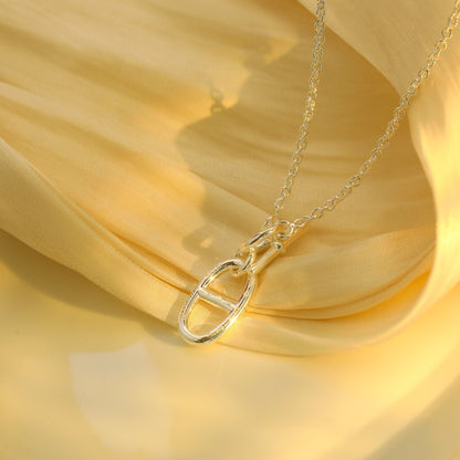 [LunaMar]HM CHAINE D'ANCRE PENDANT NECKLACE STERLING SILVER