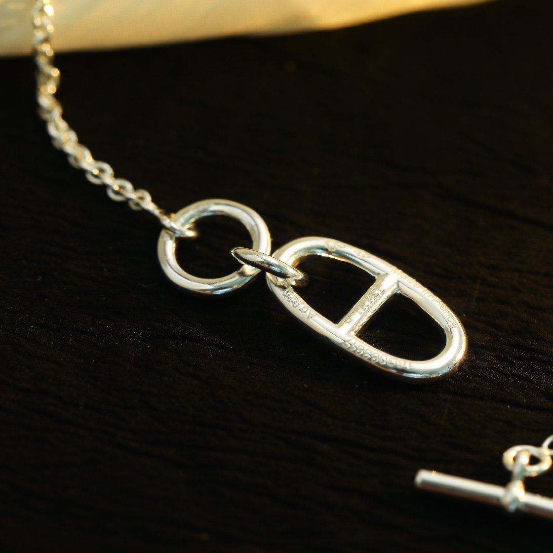 [LunaMar]HM CHAINE D'ANCRE PENDANT NECKLACE STERLING SILVER