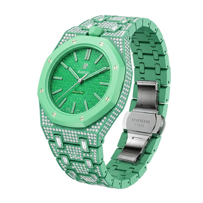 [LunaMar]Royal Oak Pop Exclusive Bioceramic Case & Bioceramic Strap Full Diamond