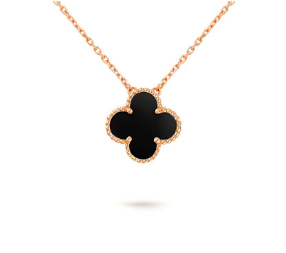 [LunaMar]15MM CLOVER FLOWER PENDANT NECKLACE COLLECTION