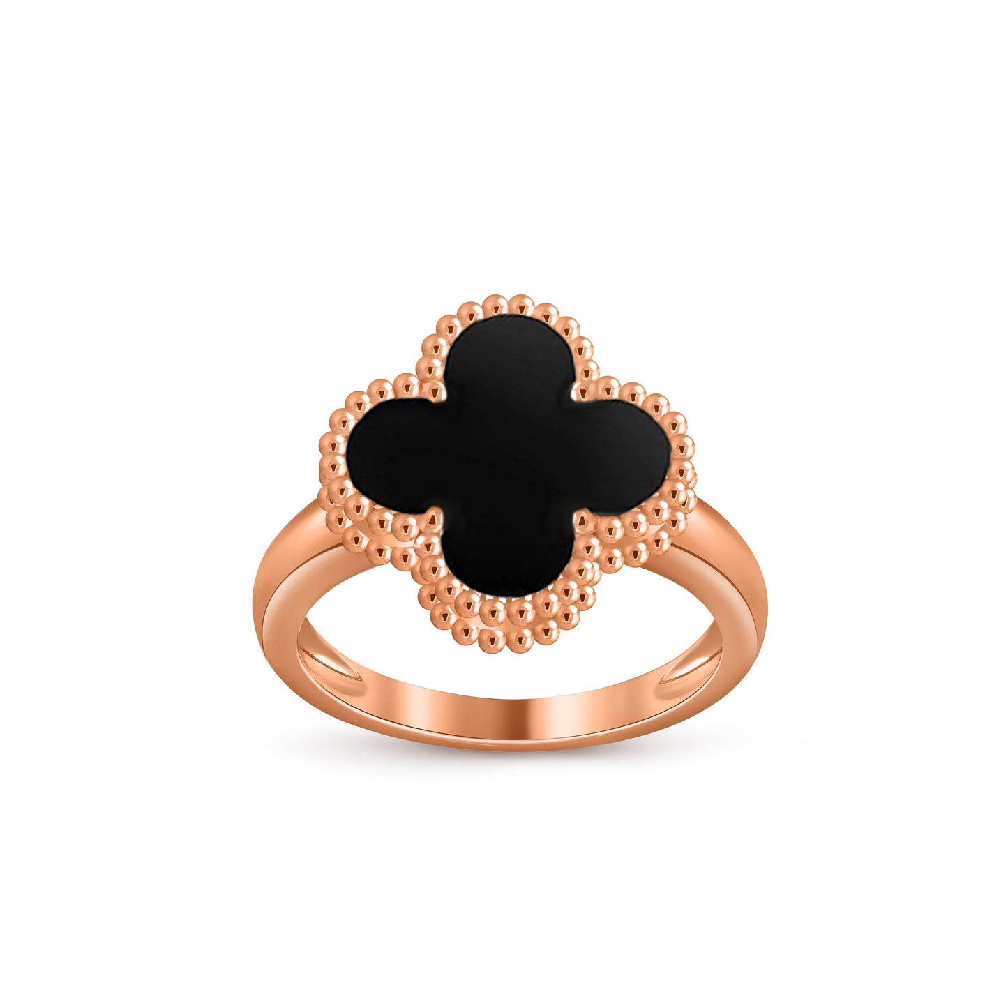 [LunaMar]LUCKY CLOVER VINTAGE ROSE GOLD RING COLLECTION