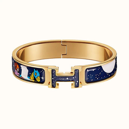 [LunaMar]H STAR AND MOON BRACELET 12MM