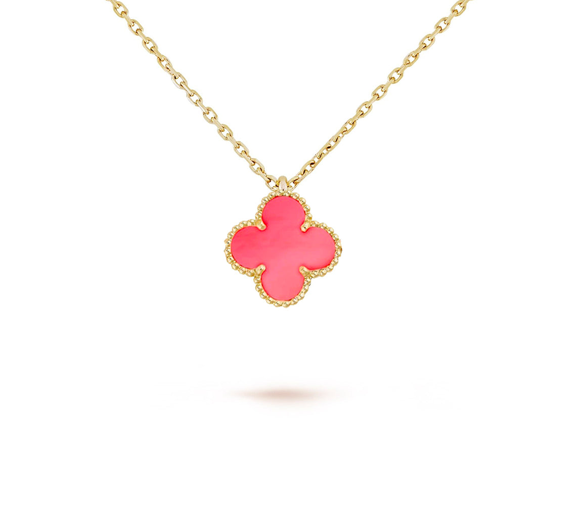 [LunaMar]9.5MM MINI CLOVER PENDANT NECKLACE COLLECTION