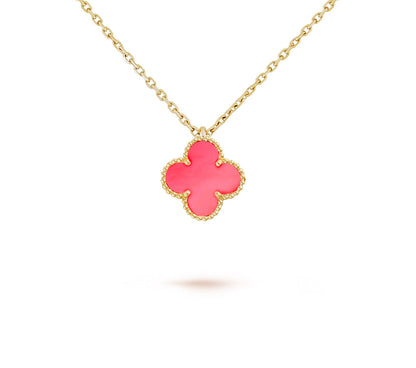 [LunaMar]9.5MM MINI CLOVER PENDANT NECKLACE COLLECTION