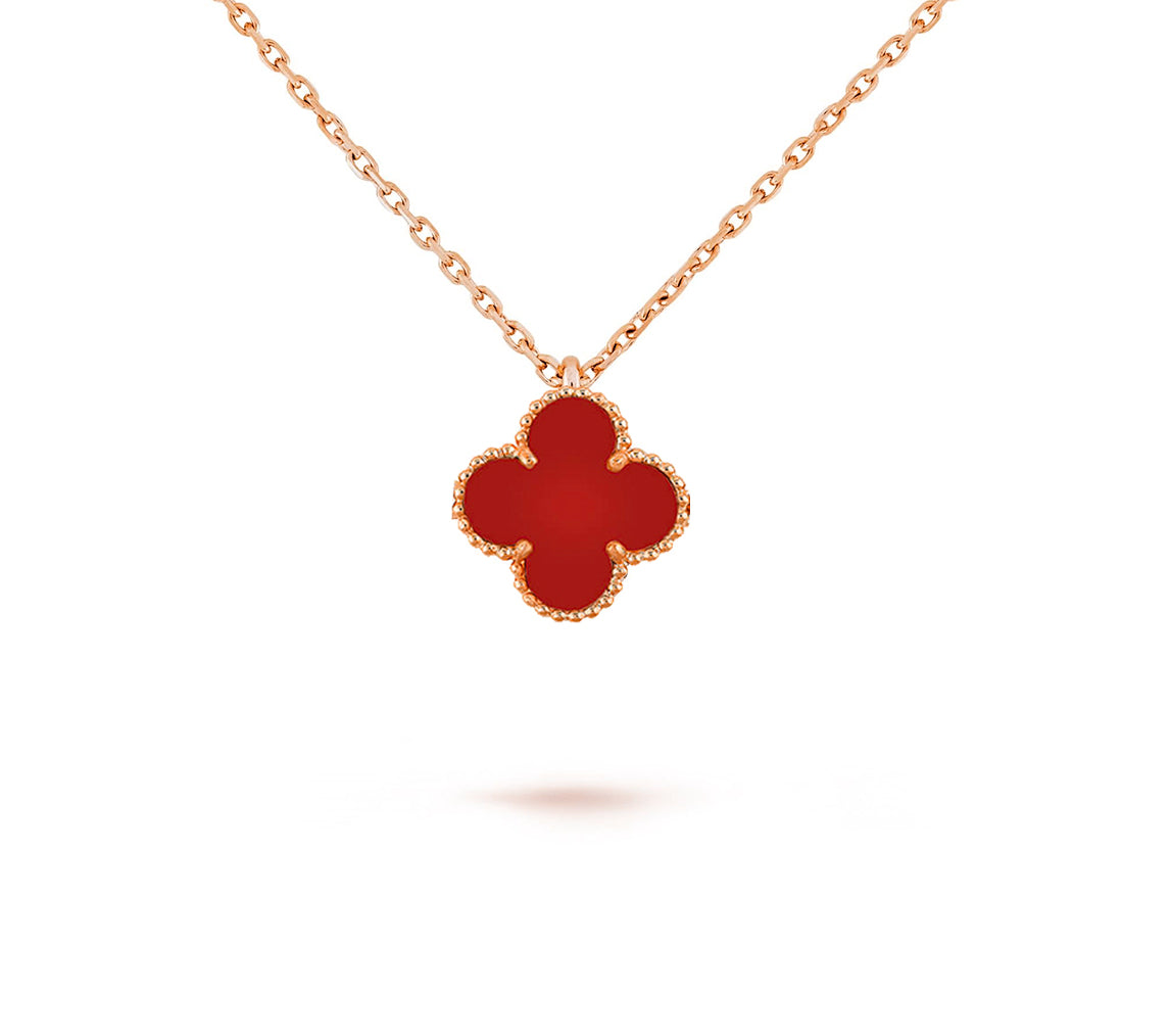 [LunaMar]9.5MM MINI CLOVER PENDANT NECKLACE COLLECTION