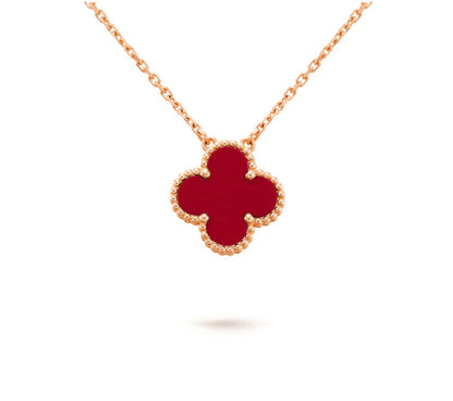 [LunaMar]15MM CLOVER FLOWER PENDANT NECKLACE COLLECTION