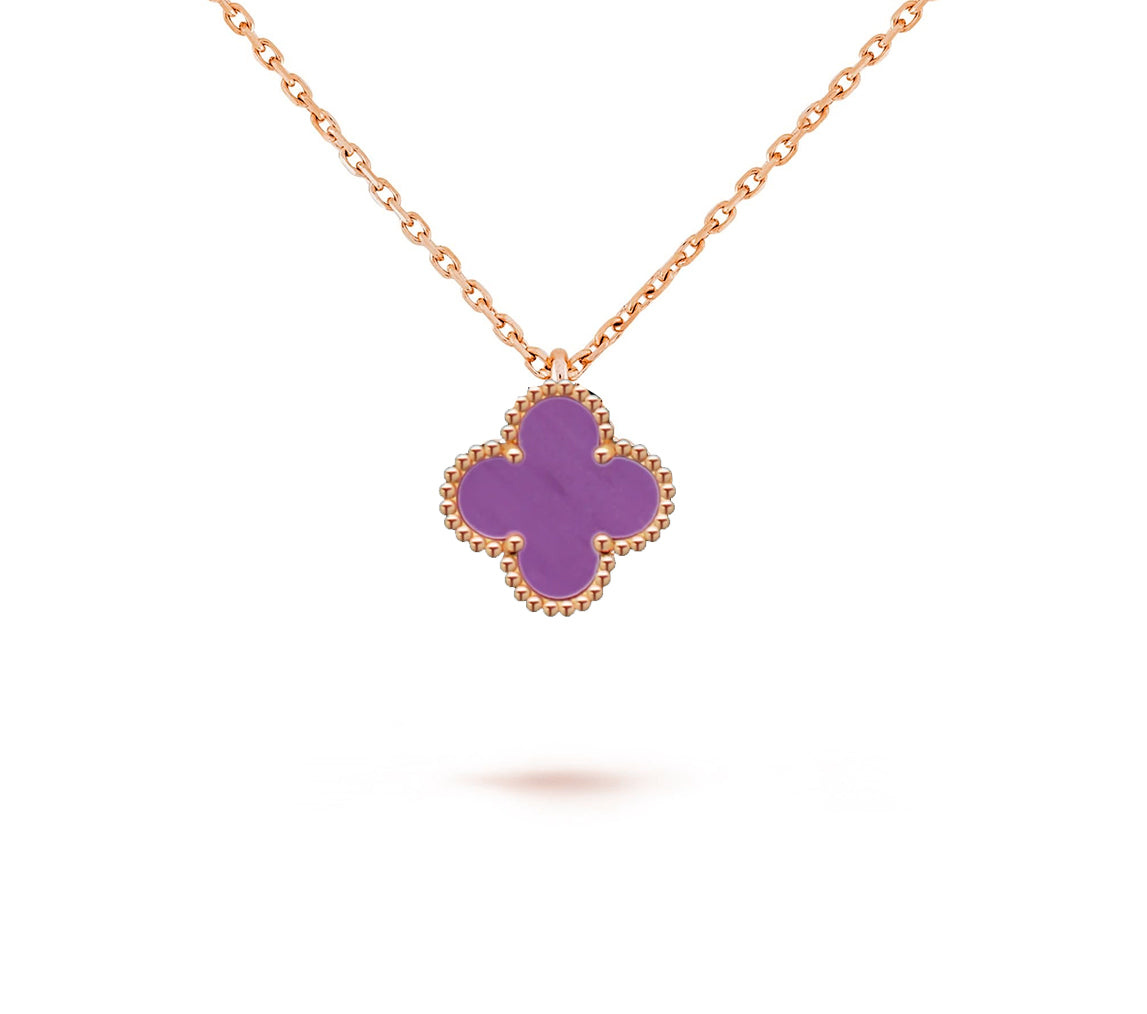 [LunaMar]9.5MM MINI CLOVER PENDANT NECKLACE COLLECTION