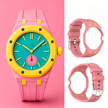 [LunaMar]ROYAL OAK POP EXCLUSIVE RUBBER STRAP