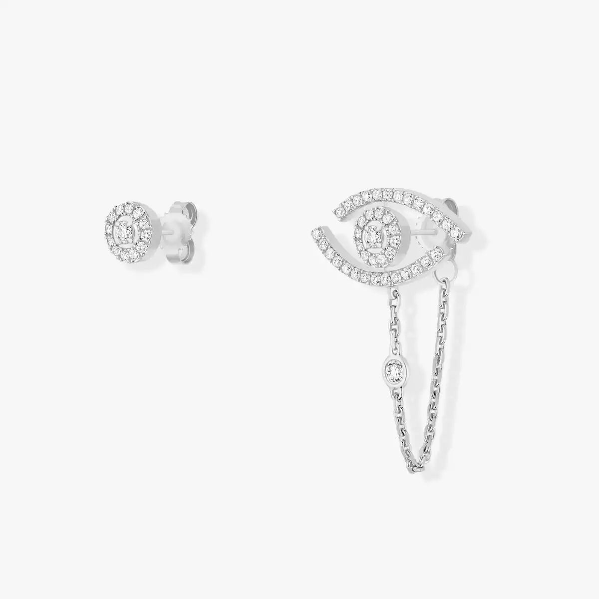 [LunaMar]LUCKY EYE DIAMOND EARRINGS