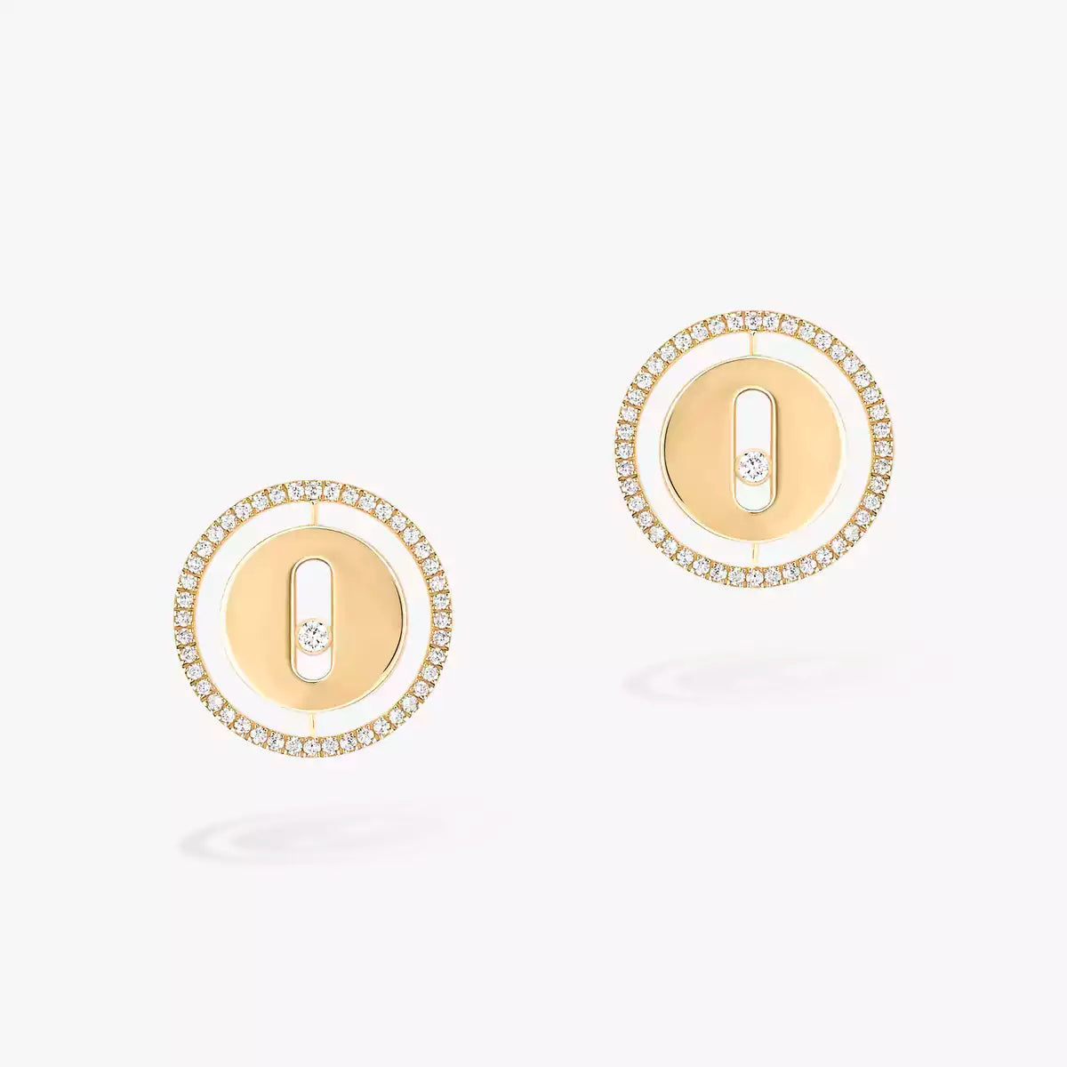 [LunaMar]LUCKY MOVE DIAMOND EARRINGS