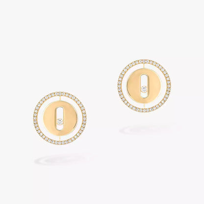 [LunaMar]LUCKY MOVE DIAMOND EARRINGS