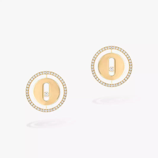 [LunaMar]LUCKY MOVE DIAMOND EARRINGS