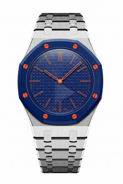 [LunaMar]OAK POP EXCLUSIVE SILVER STEEL STRAP
