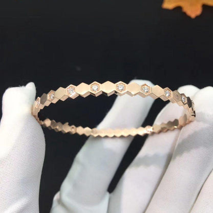 [LunaMar]BEE LOVE ROSE GOLD DIAMOND BRACELET