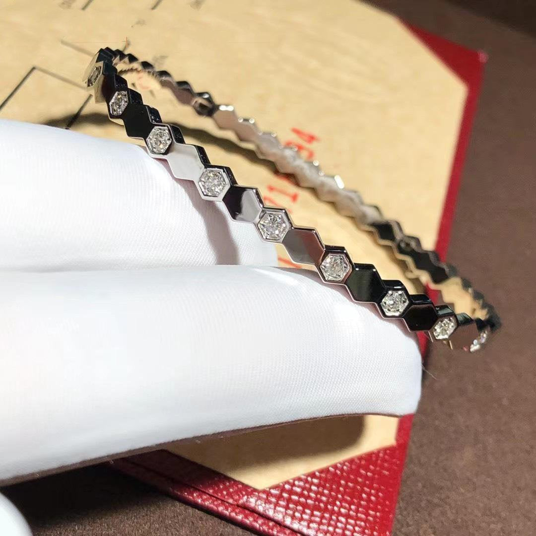 [LunaMar]BEE LOVE SILVER DIAMOND BRACELET