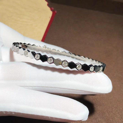 [LunaMar]BEE LOVE SILVER DIAMOND BRACELET