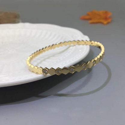 [LunaMar]BEE LOVE GOLD DIAMOND BRACELET