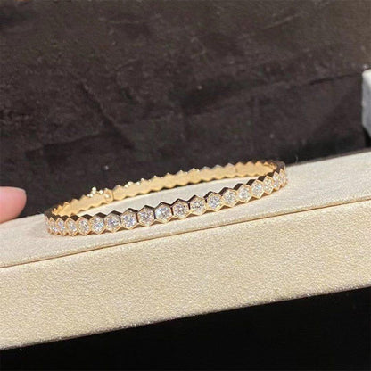 [LunaMar]BEE LOVE GOLD BRACELET FULL DIAMOND