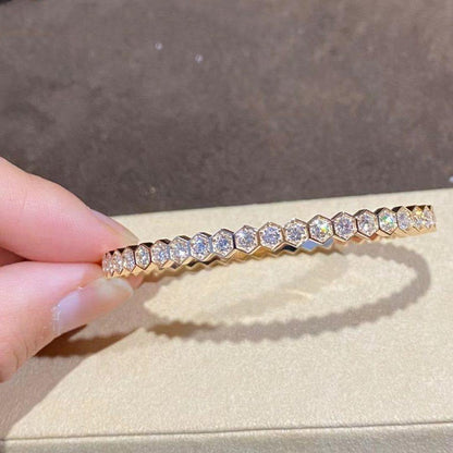 [LunaMar]BEE LOVE GOLD BRACELET FULL DIAMOND