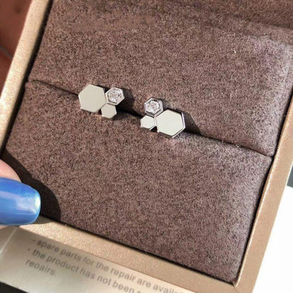[LunaMar]BEE LOVE SILVER DIAMOND EARRINGS