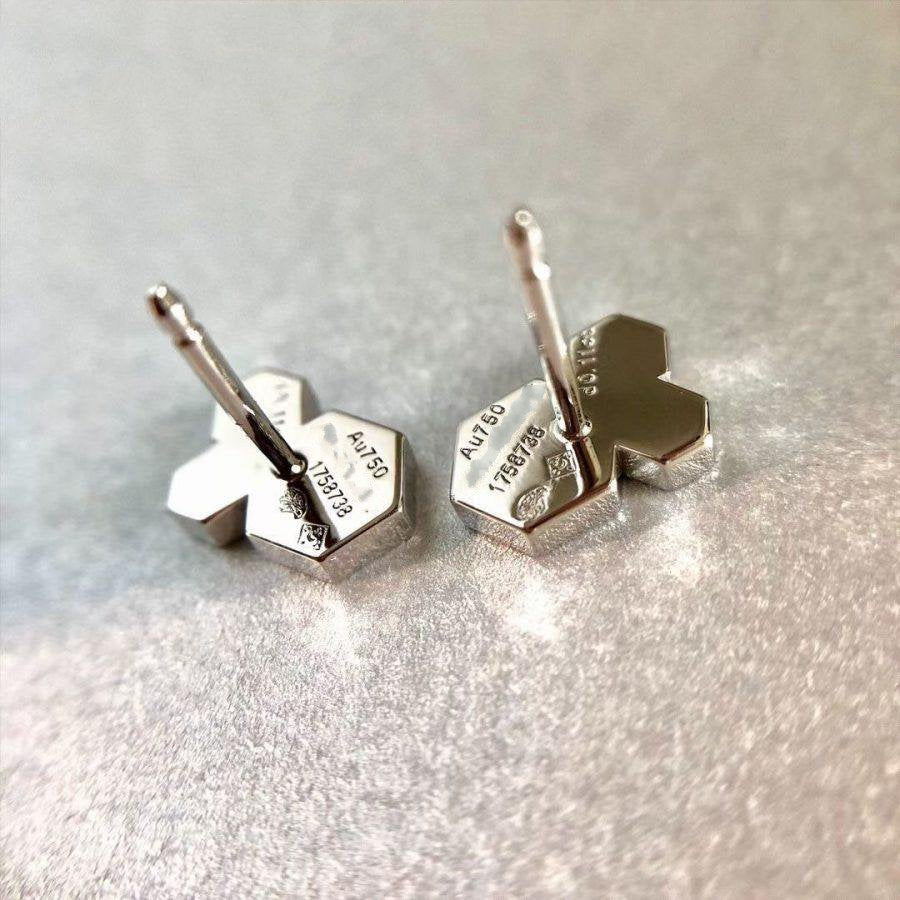 [LunaMar]BEE LOVE SILVER DIAMOND EARRINGS