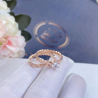 [LunaMar]BEE LOVE RING ROSE GOLD DIAMOND