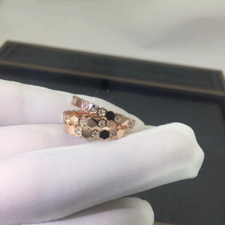 [LunaMar]BEE LOVE RING ROSE GOLD DIAMOND