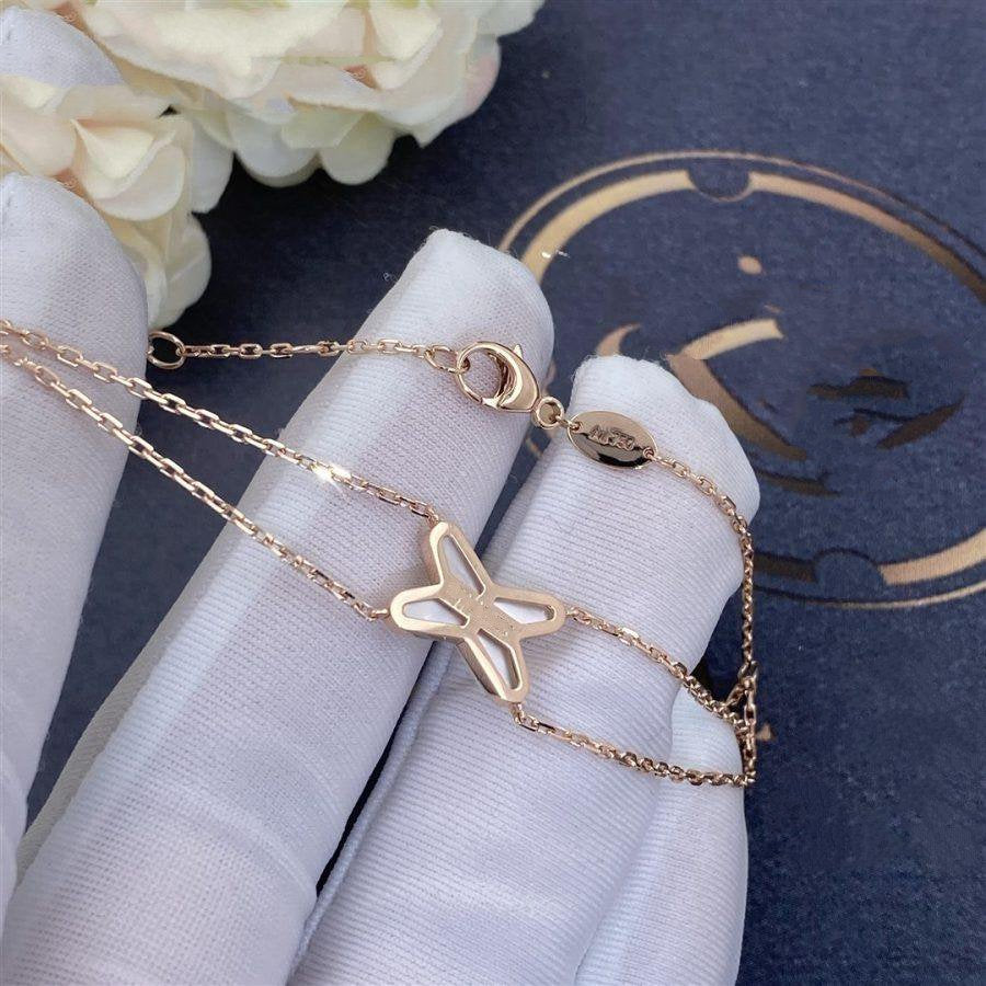 [LunaMar]JEUX BRACELET WHITE MOP ROSE GOLD 1 DIAMOND