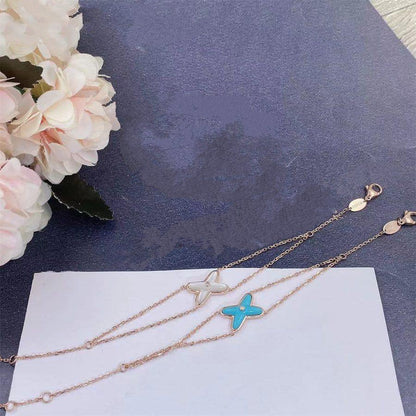 [LunaMar]JEUX BRACELET TURQUOISE ROSE GOLD 1 DIAMOND