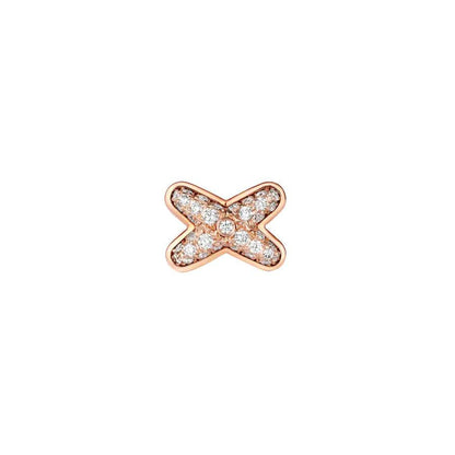 [LunaMar]JEUX DE ROSE GOLD DIAMOND EARRINGS